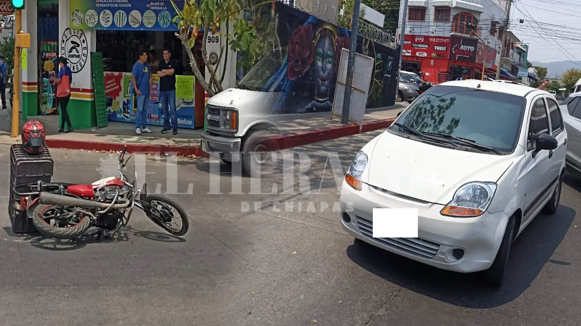 motociclista atropellado en Tuxtla